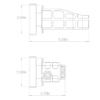 RAPTOR SHORT RAIL SYSTEM™ DIMENSION VIEW